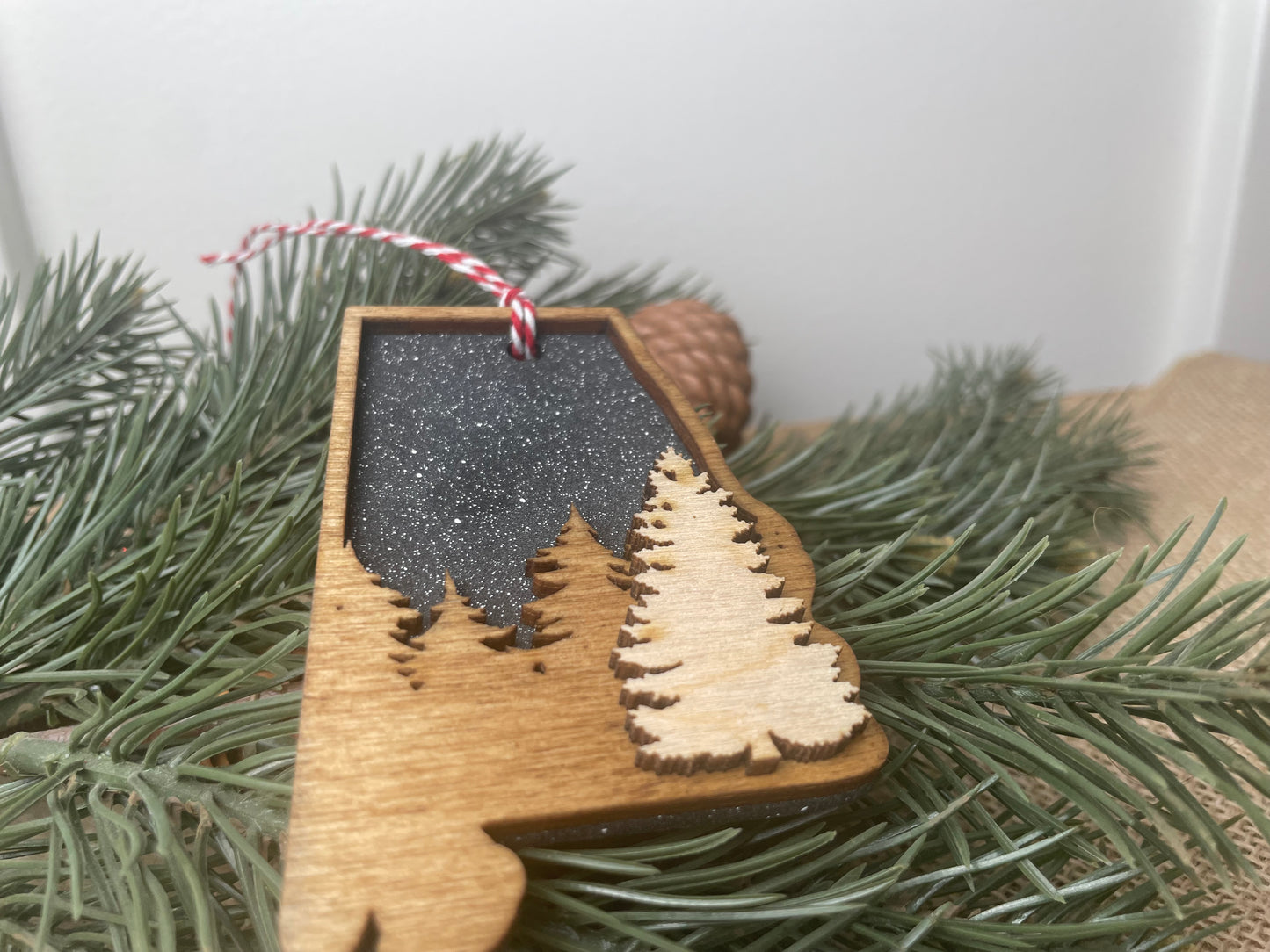 Alabama Night Sky Ornament