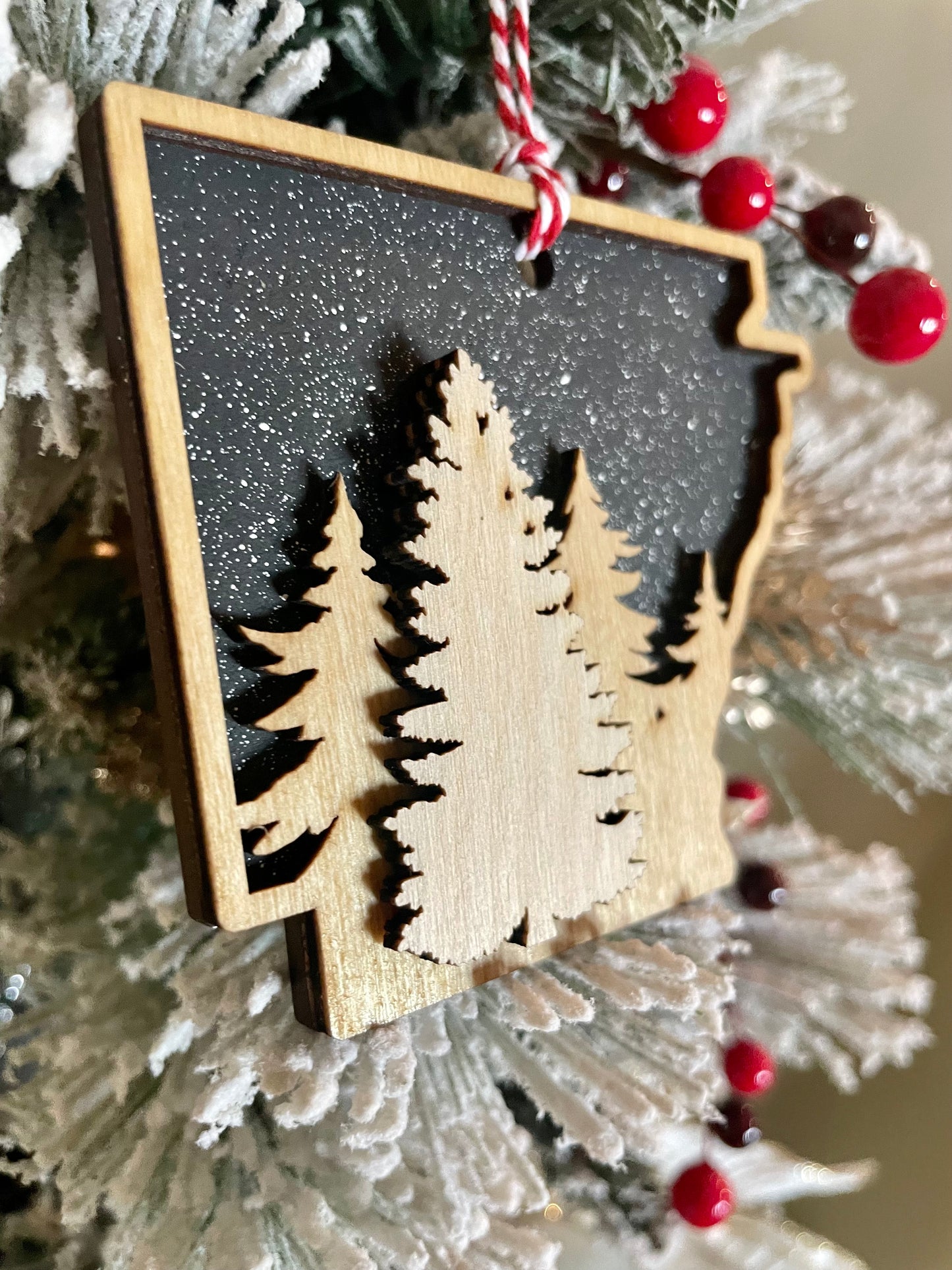 Arkansas Night Sky Ornament