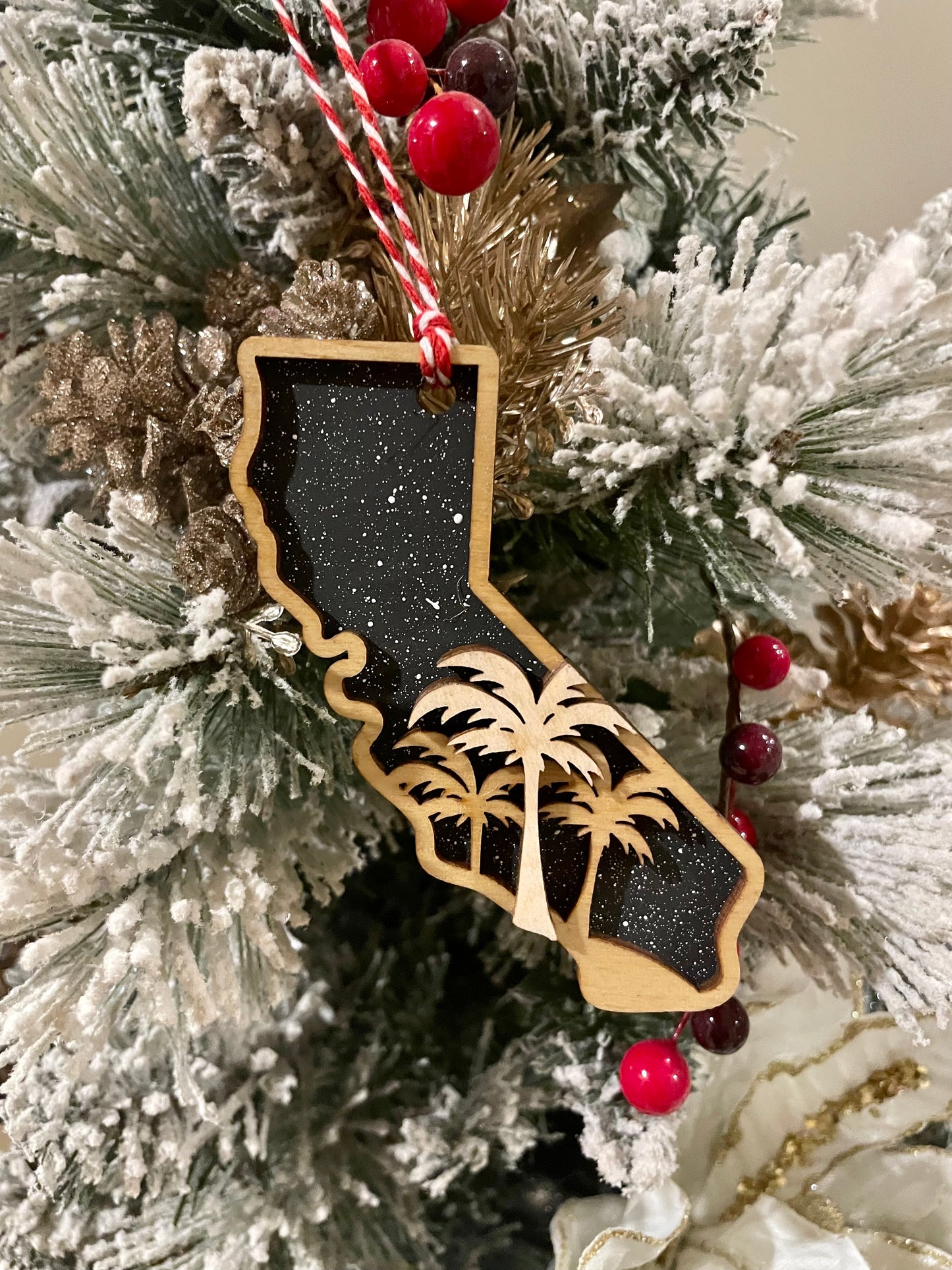 California Palms Night Sky Ornament