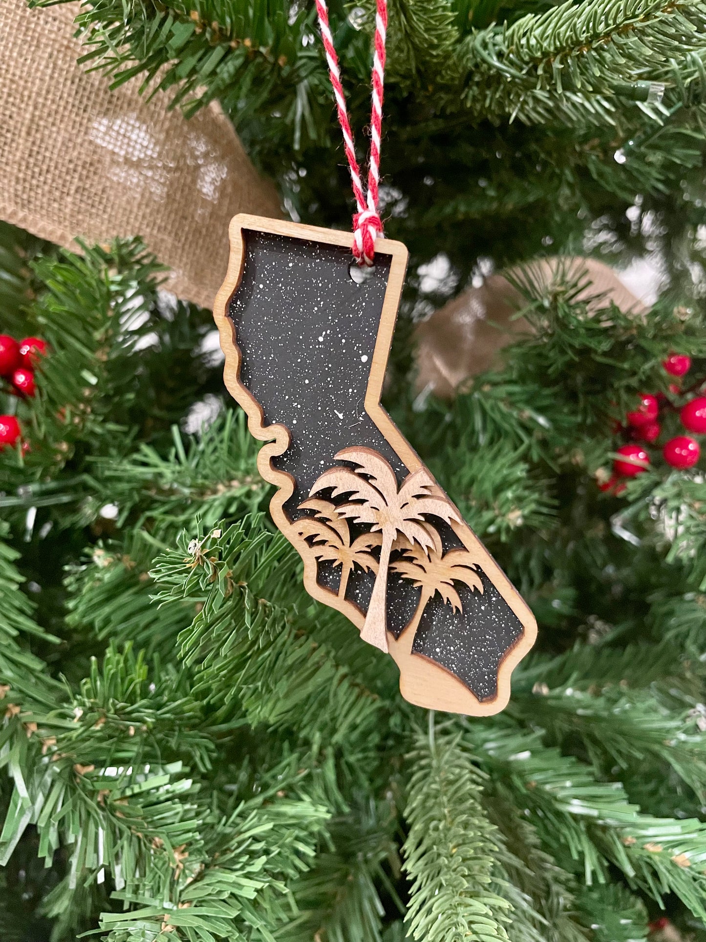 California Palms Night Sky Ornament