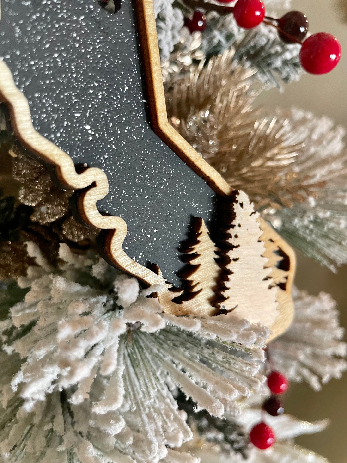 California Pines Night Sky Ornament