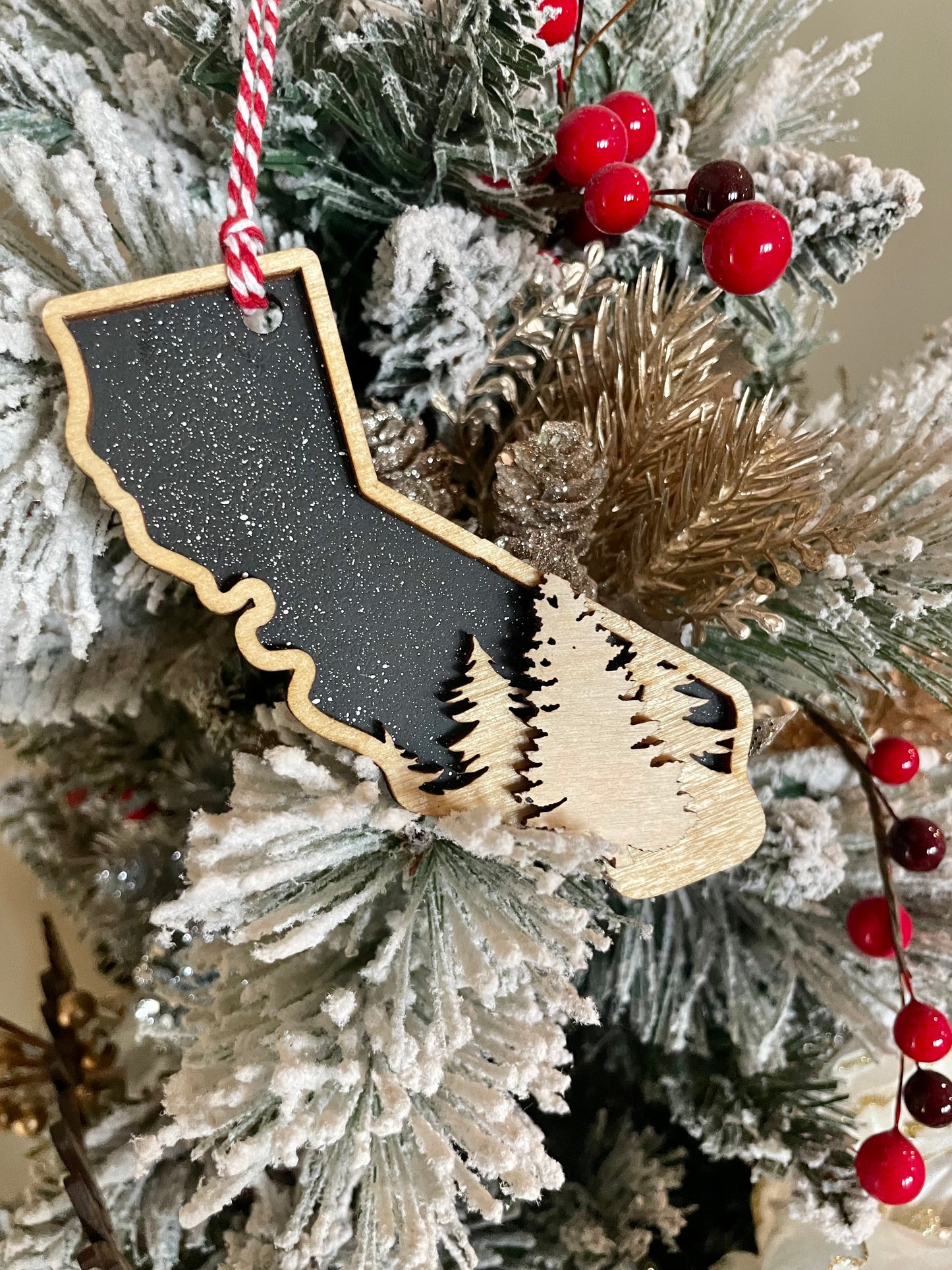 California Pines Night Sky Ornament