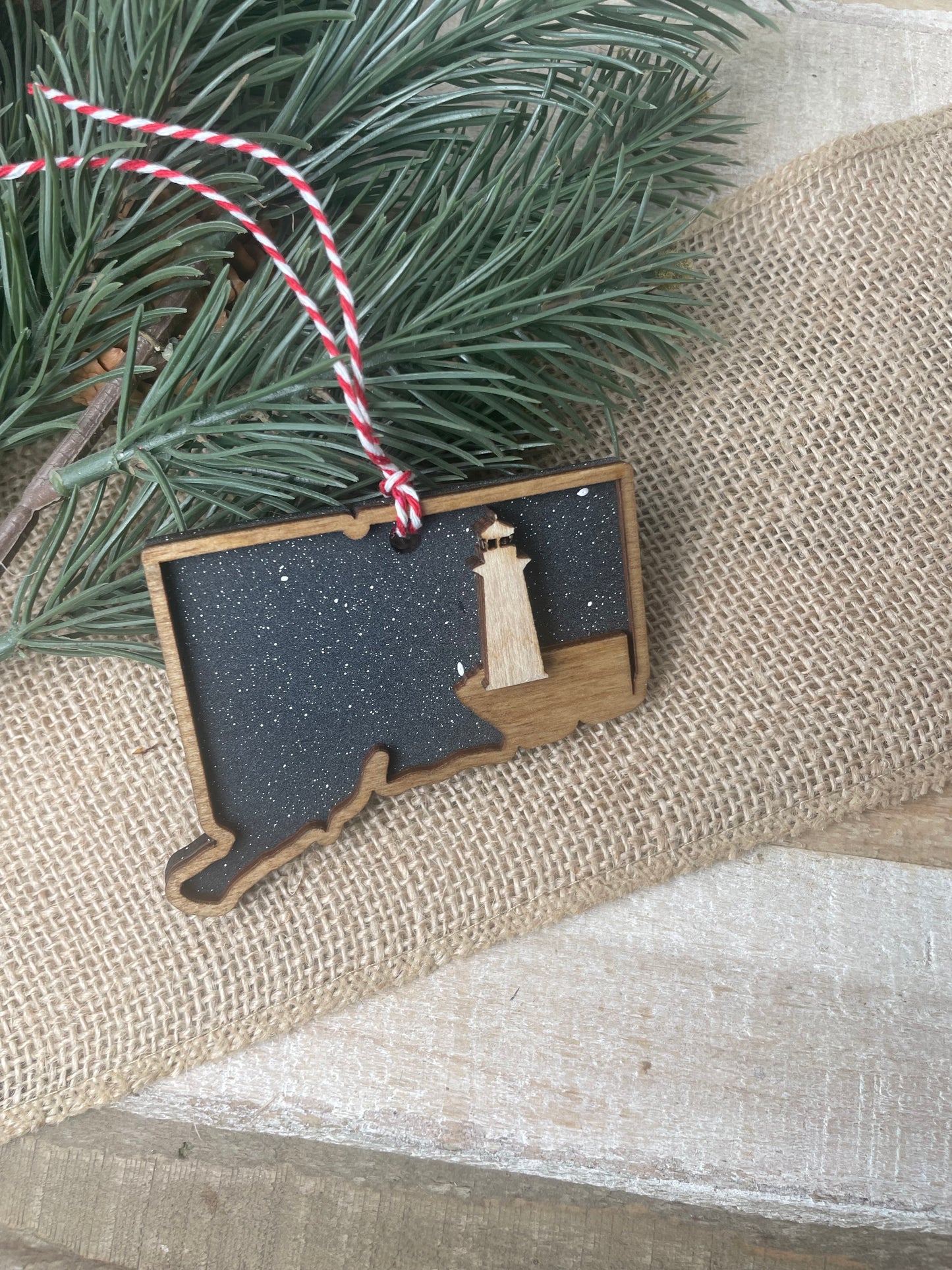 Connecticut Night Sky Ornament