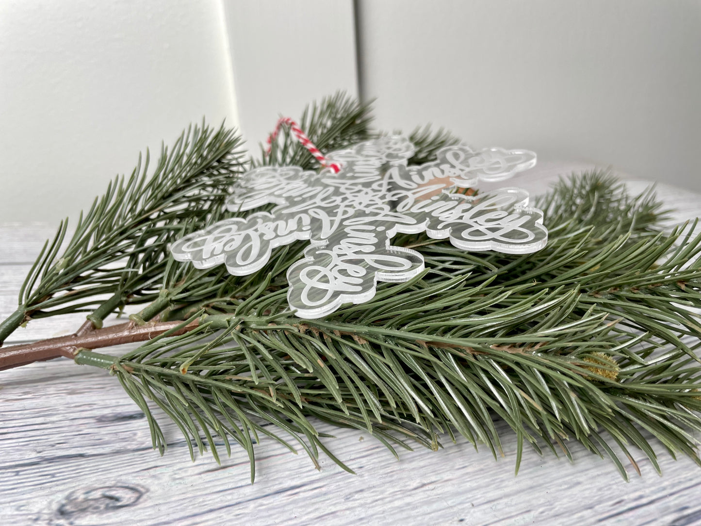 Personalized Snowflake Name Ornament