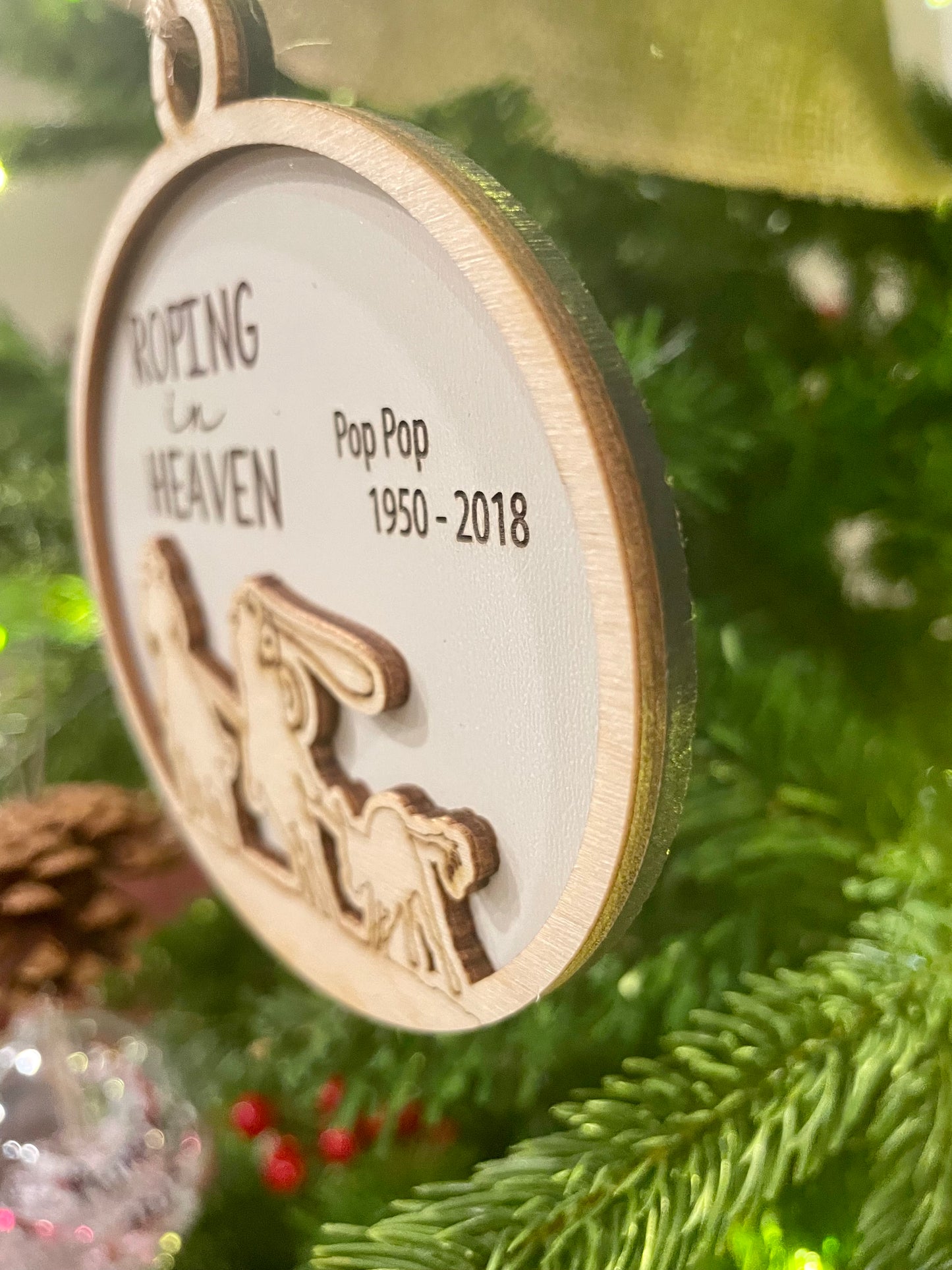 Team Roper Memorial Ornament