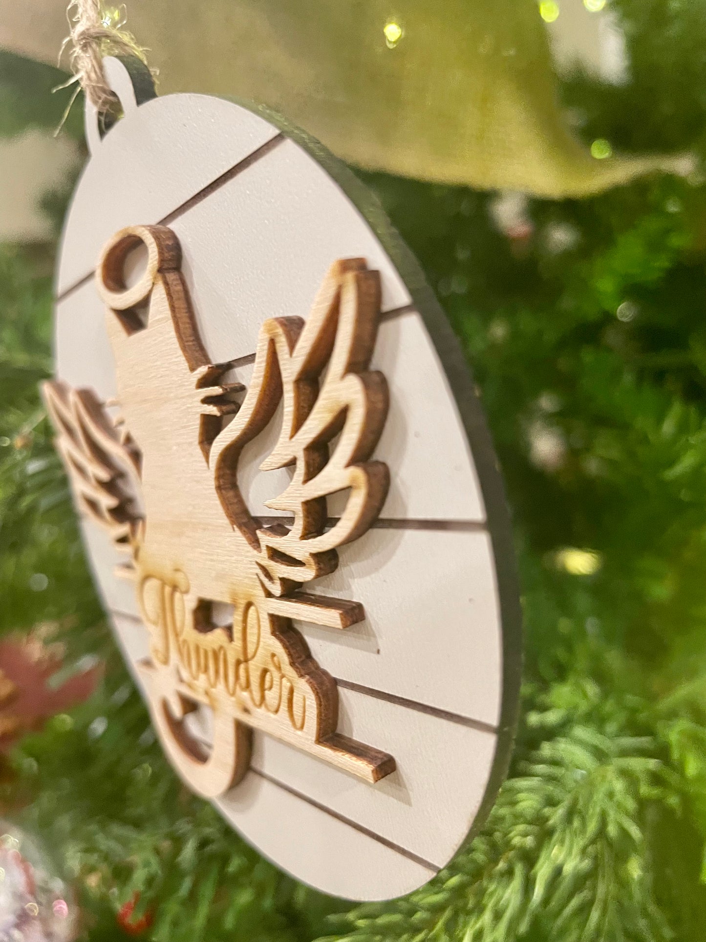Cat Angel Memorial Ornament