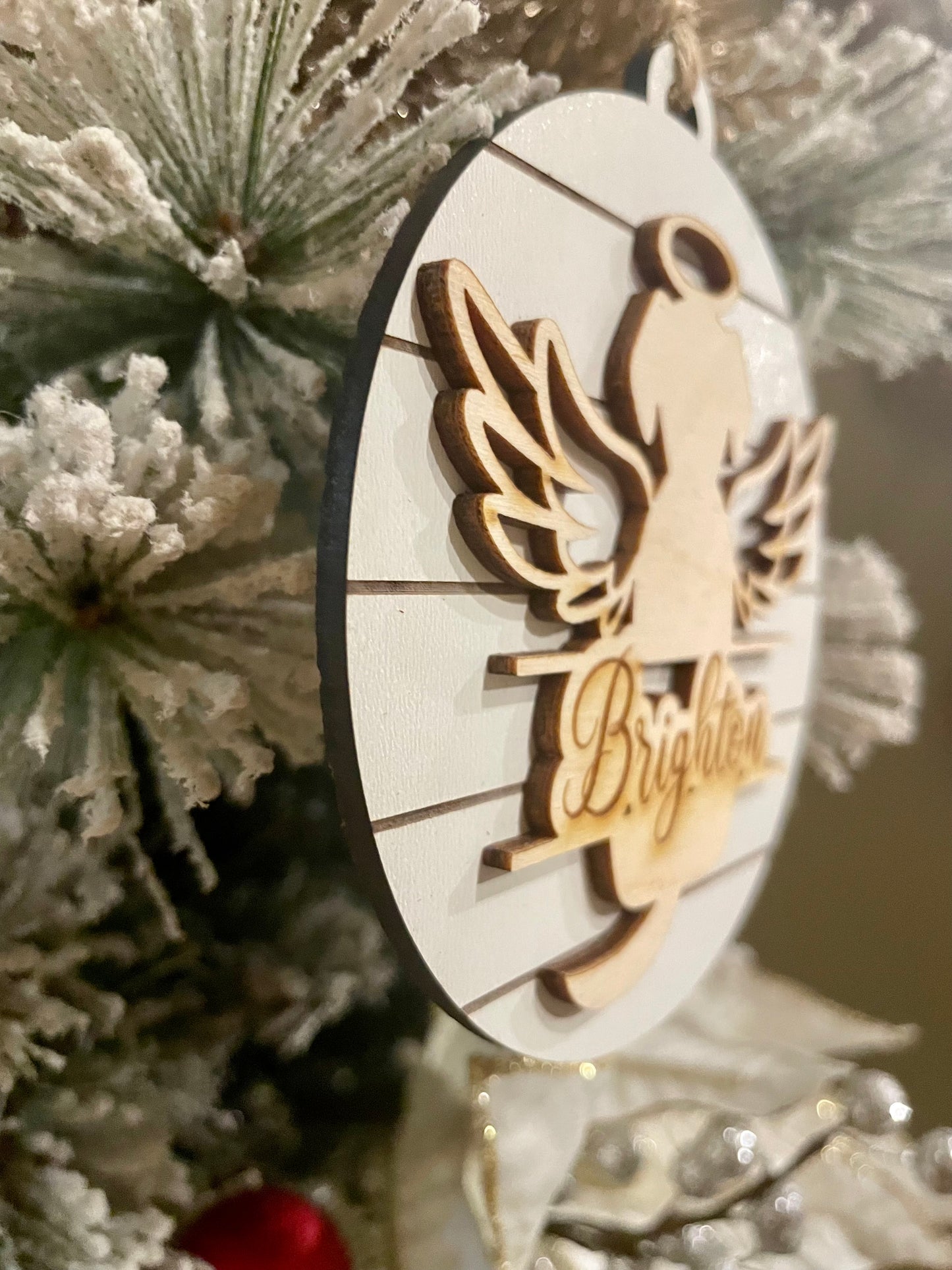 Dog Angel Memorial Ornament