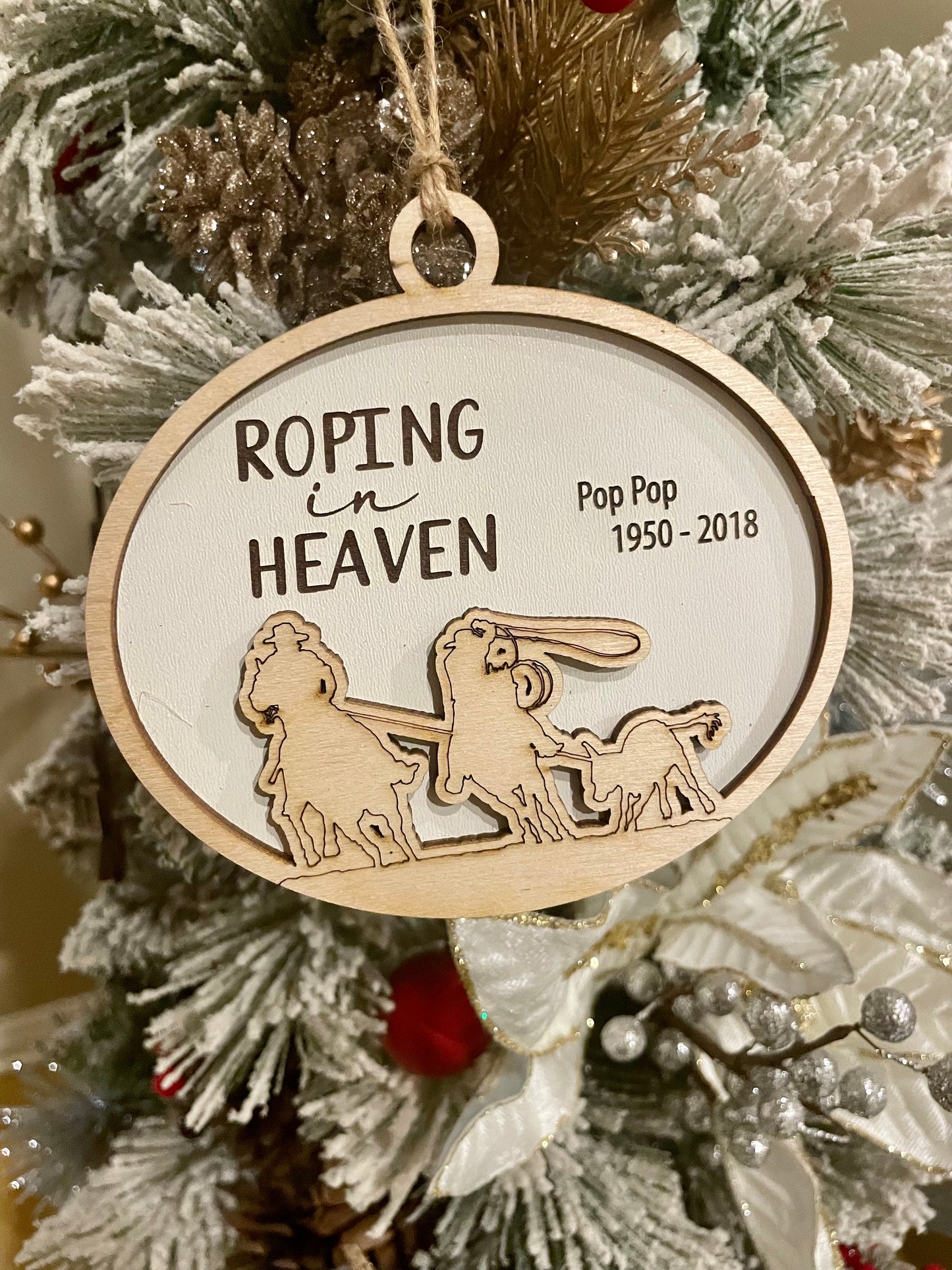Team Roper Memorial Ornament