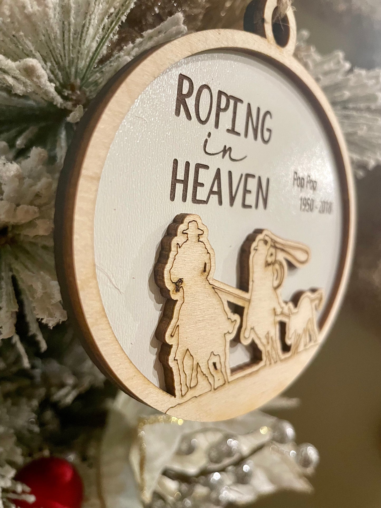 Team Roper Memorial Ornament