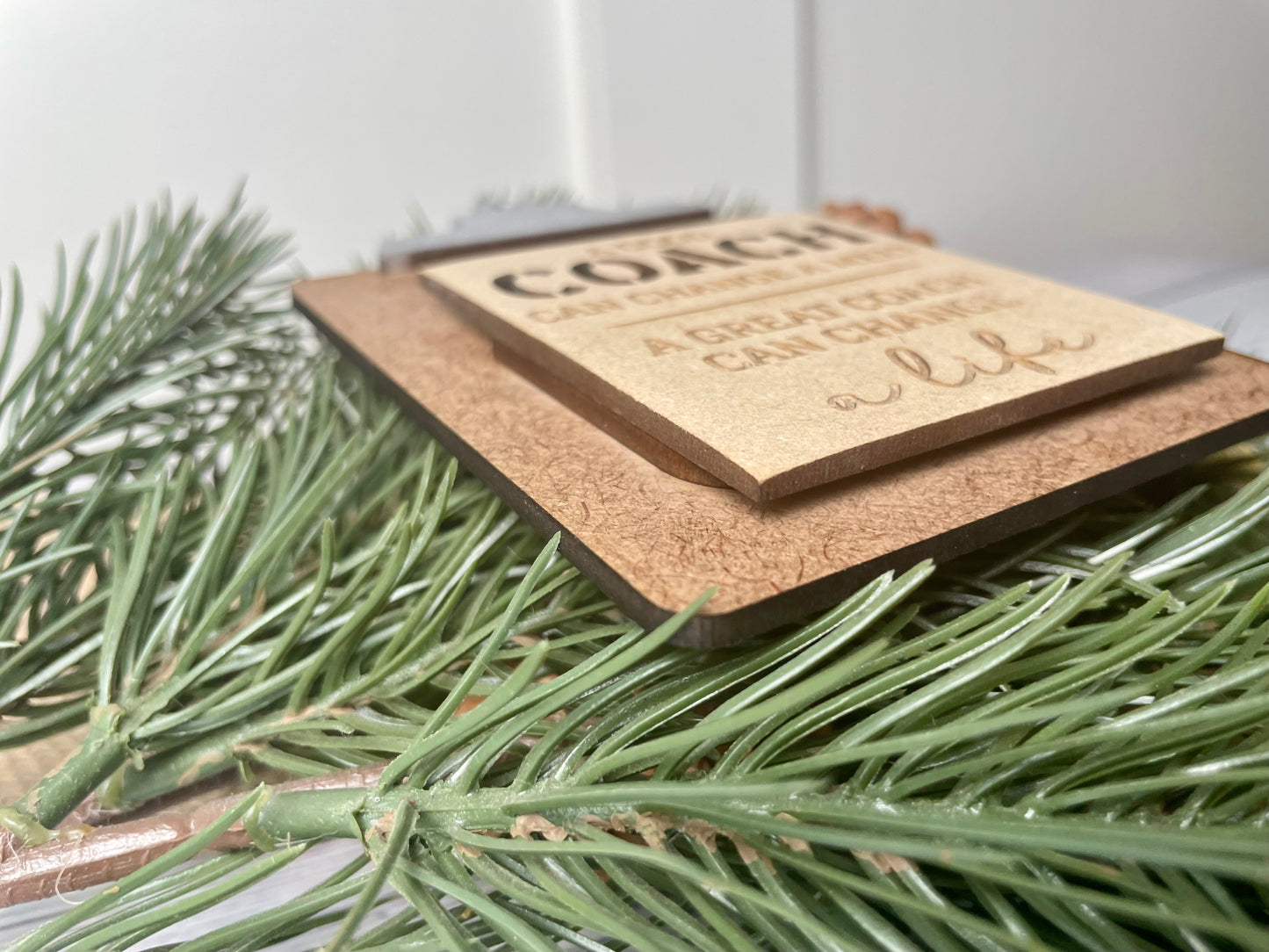 Mini Swim Coach Clipboard Gift Card Holder