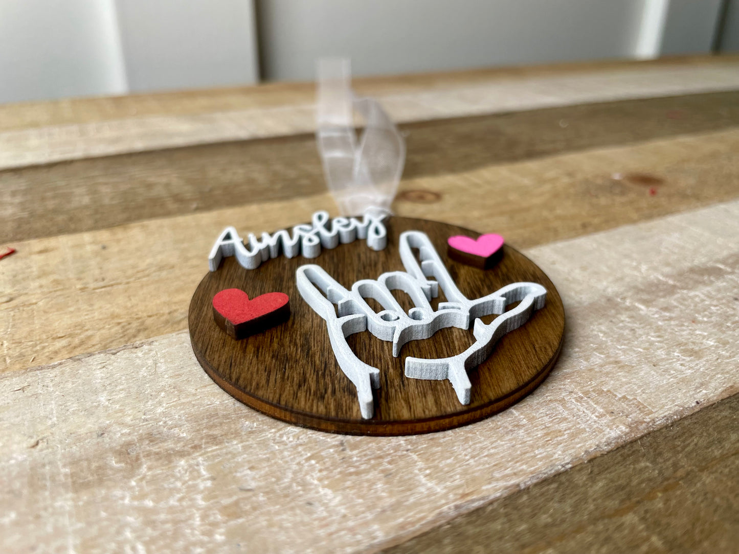 I Love You ASL, Sign Language I Love You, Gift Tag