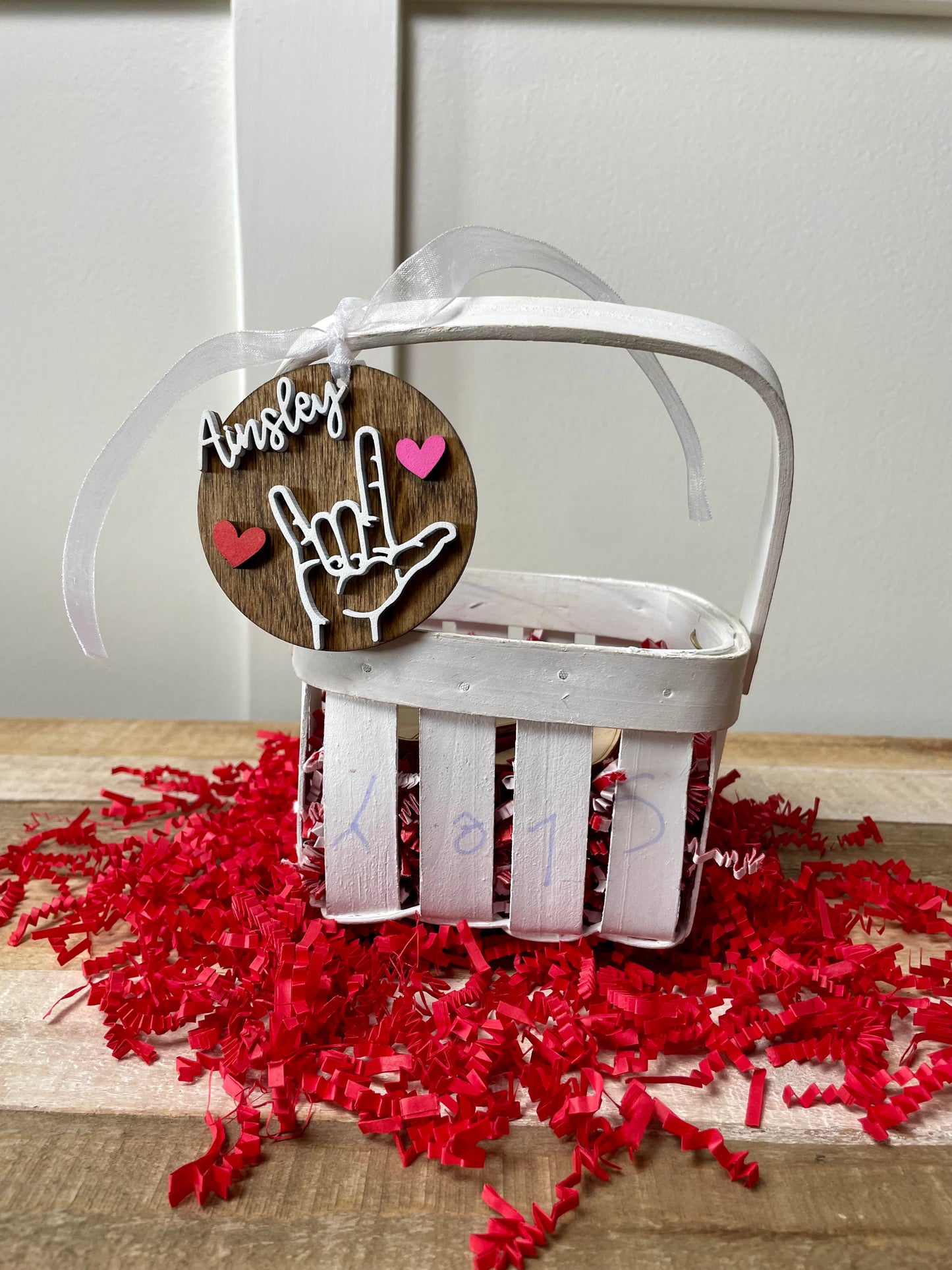 I Love You ASL, Sign Language I Love You, Gift Tag