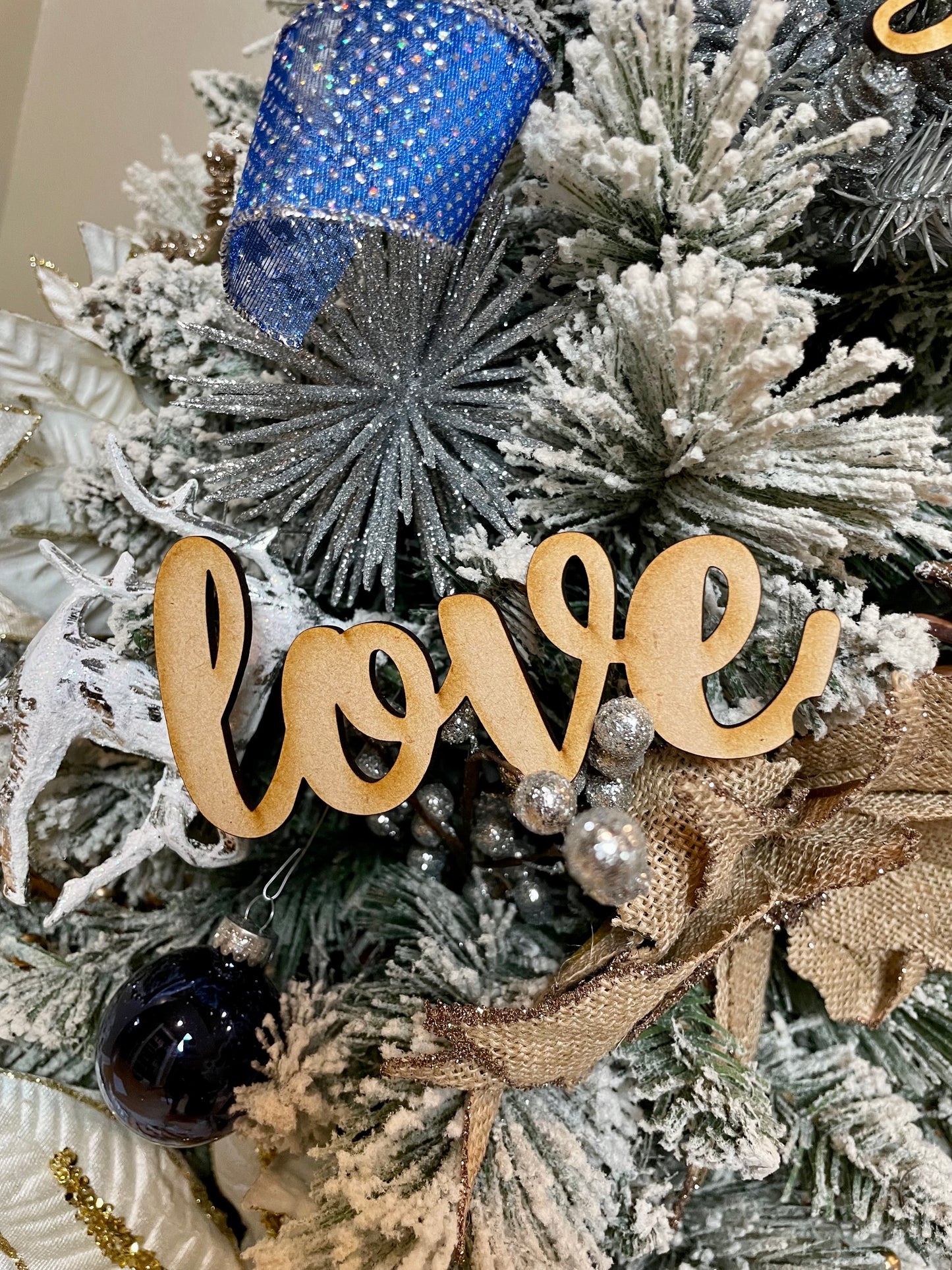 Custom Wood Tree Words