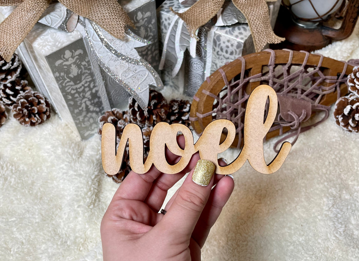 Custom Wood Tree Words