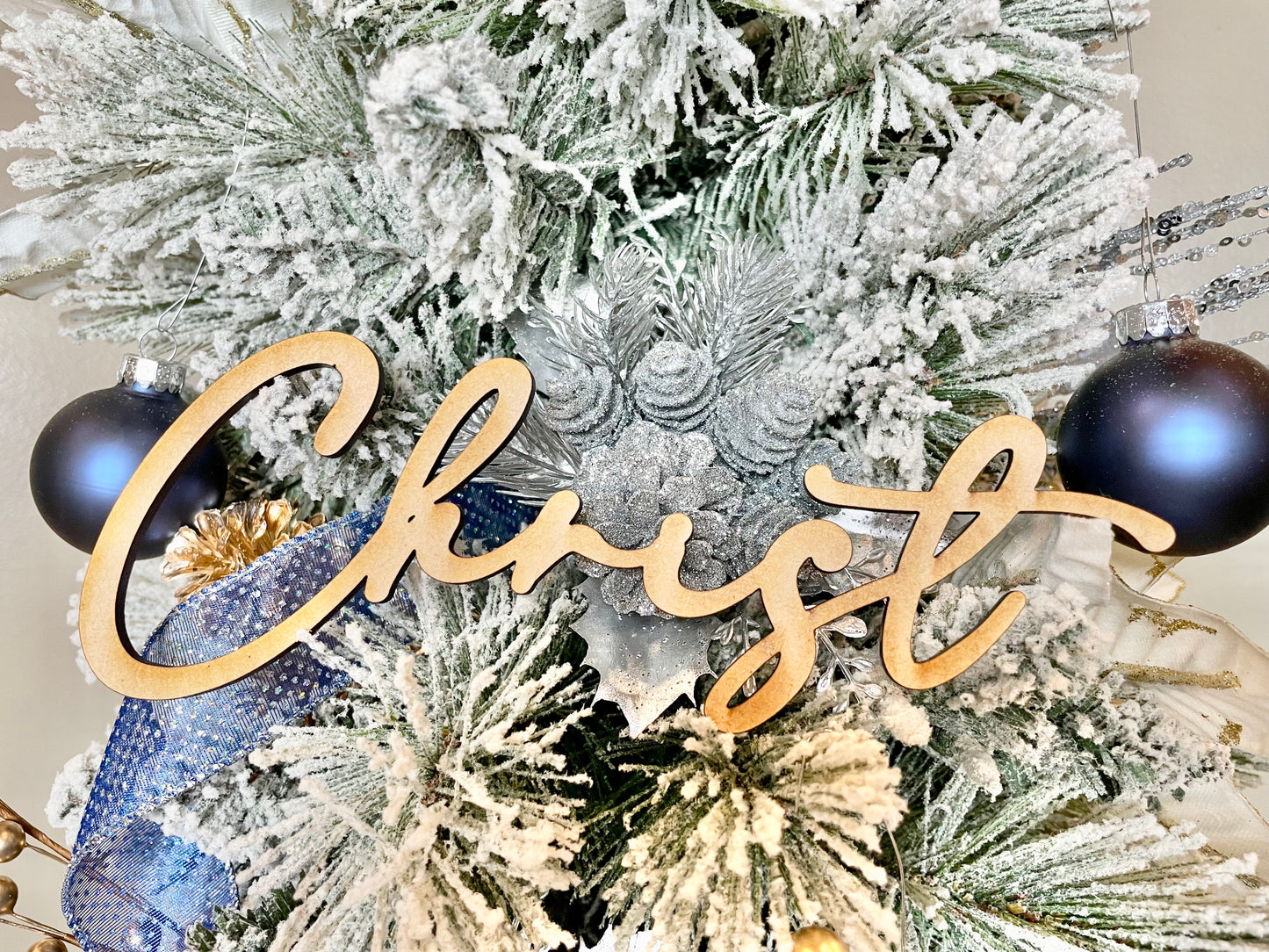 Custom Wood Tree Words
