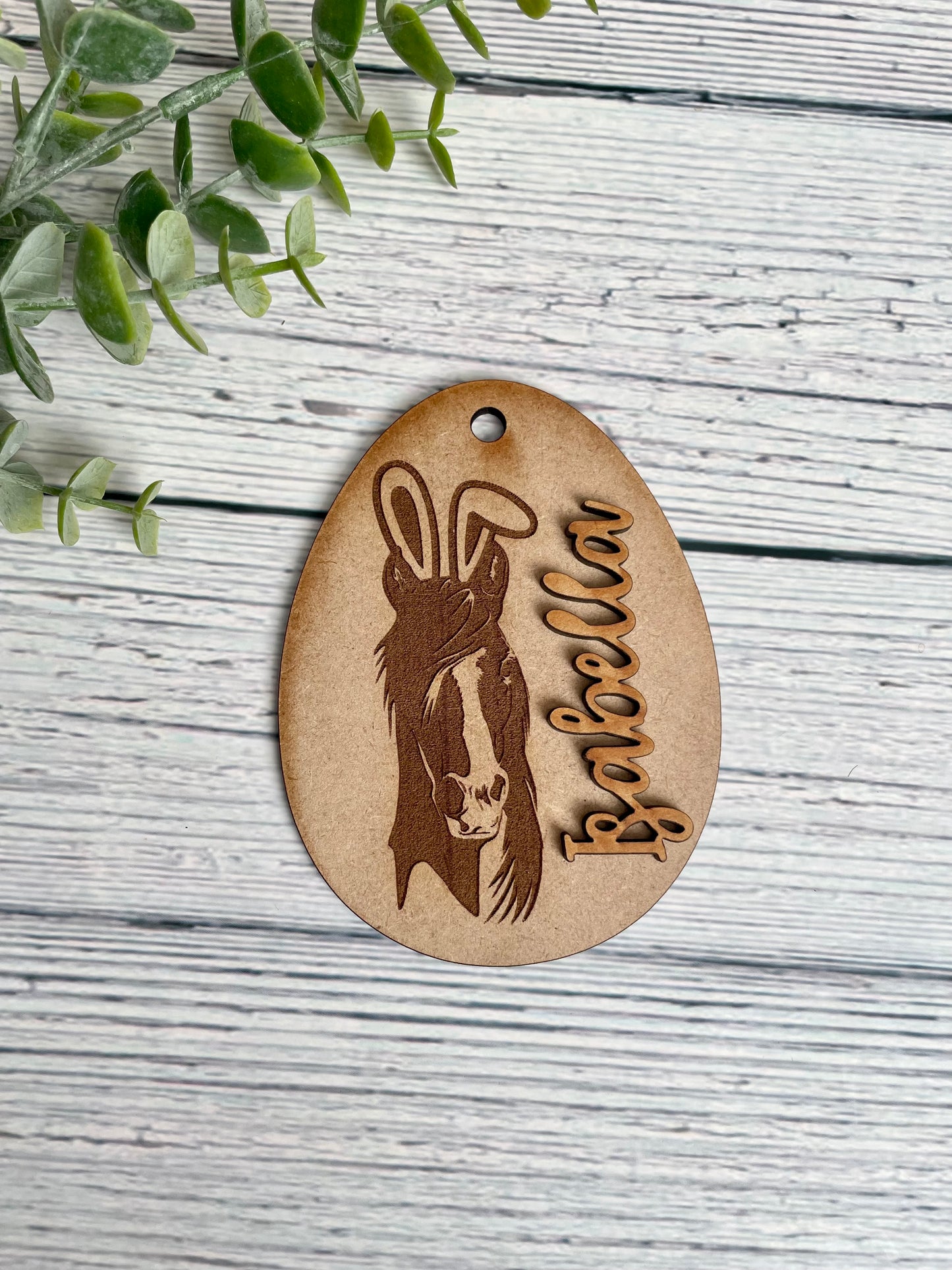 Horse Easter Basket Tags