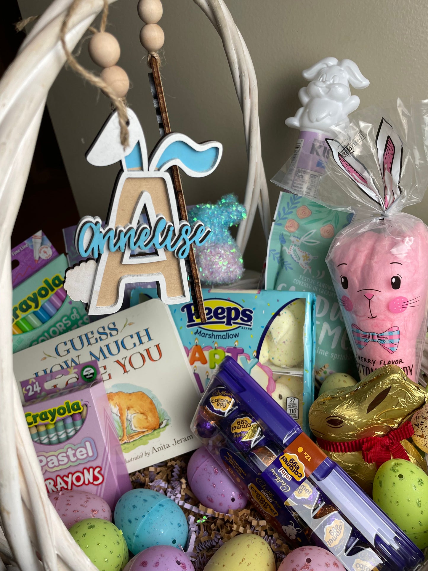 Letter Easter Basket Tags