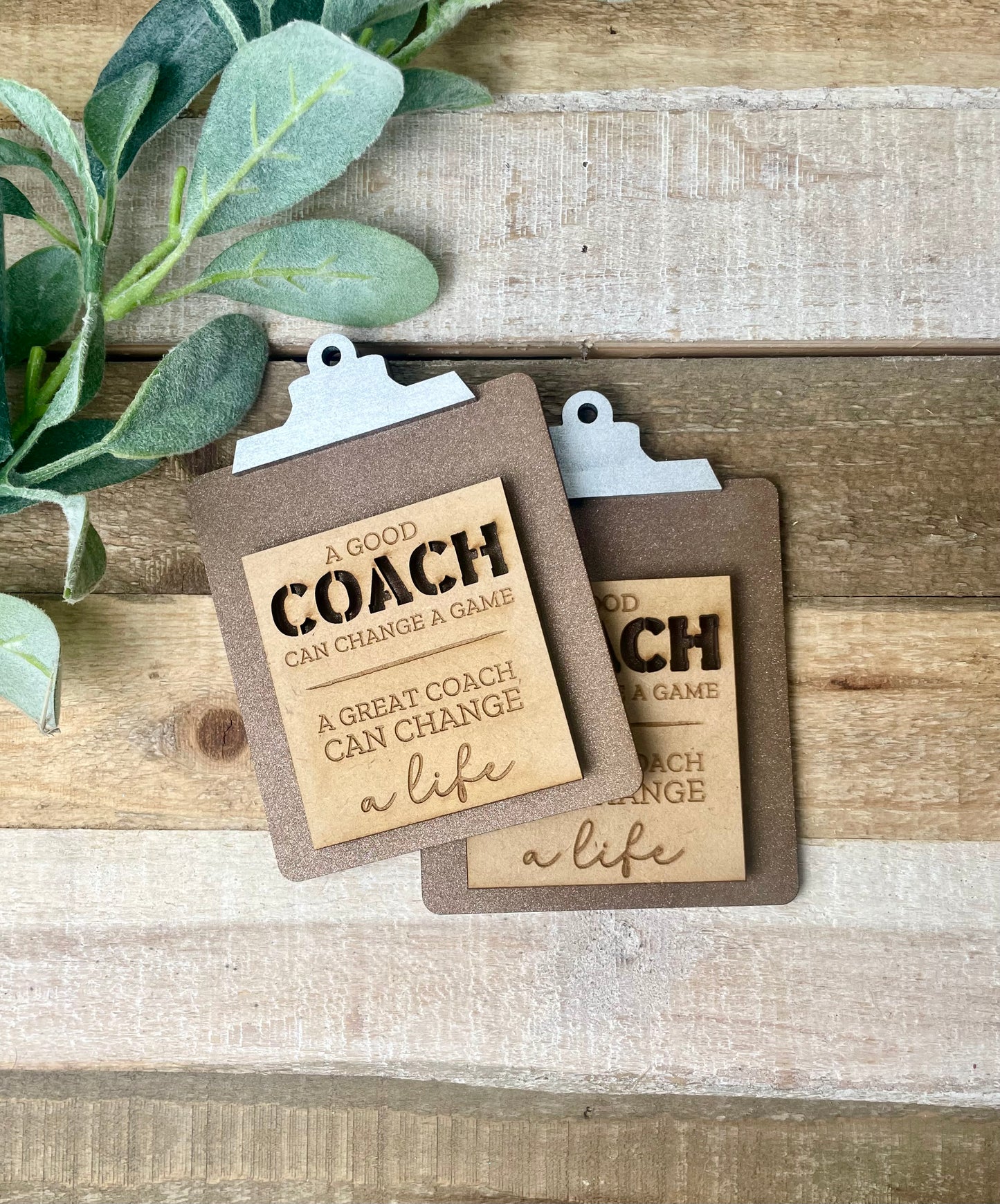 Mini Coach Clipboard Gift Card Holder