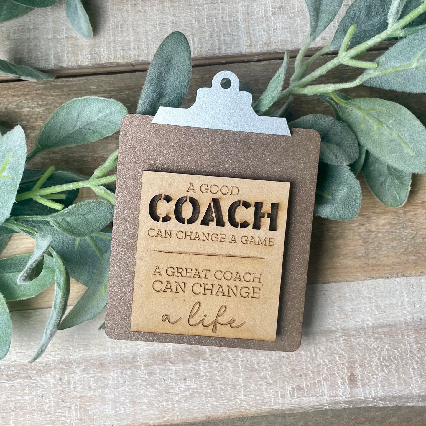 Mini Coach Clipboard Gift Card Holder