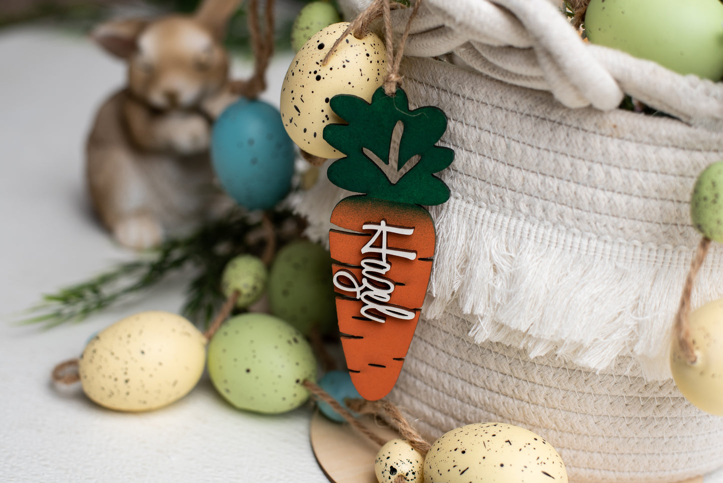 Carrot Easter Tags