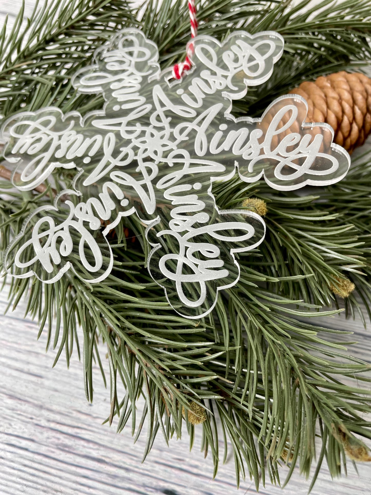 Personalized Snowflake Name Ornament