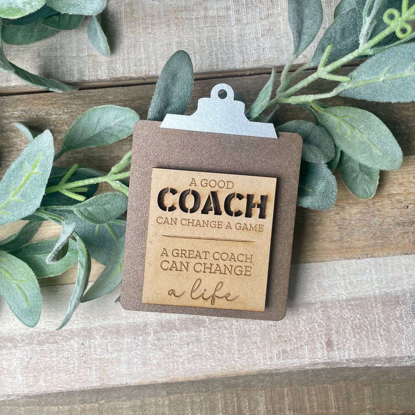 Mini Coach Clipboard Gift Card Holder