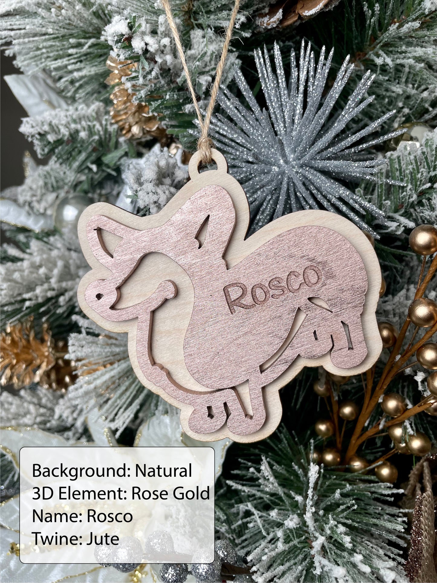 Personalized 3D Dog Breeds Ornament